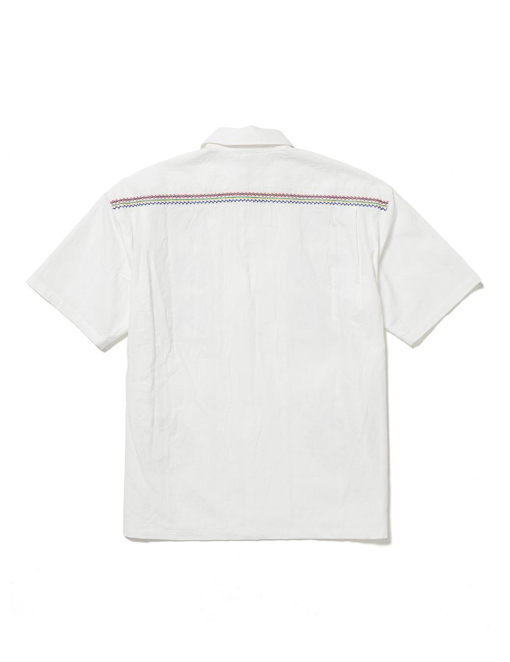 Sasquatchfabrix. H/S SHIRT “EMBROIDERY FLOWERS” 25SS-SY5-002