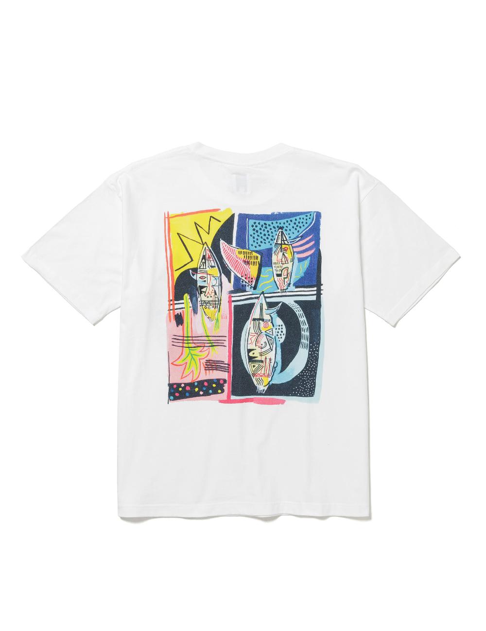 Sasquatchfabrix. H/S T-SHIRT “PRIMITIVE MASK” 25SS-TS5-001