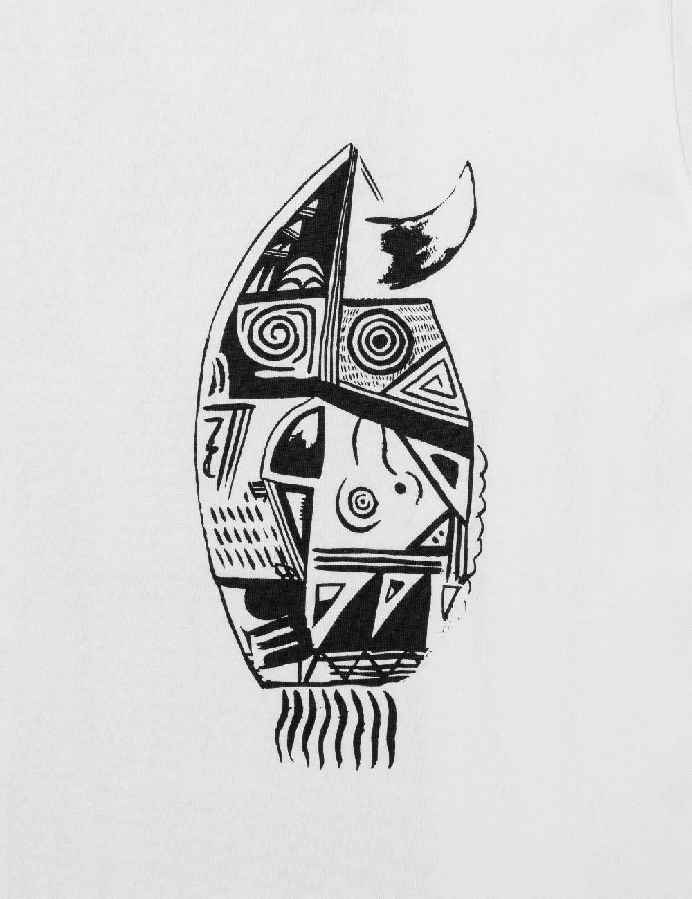 Sasquatchfabrix. H/S T-SHIRT “PRIMITIVE MASK” 25SS-TS5-001