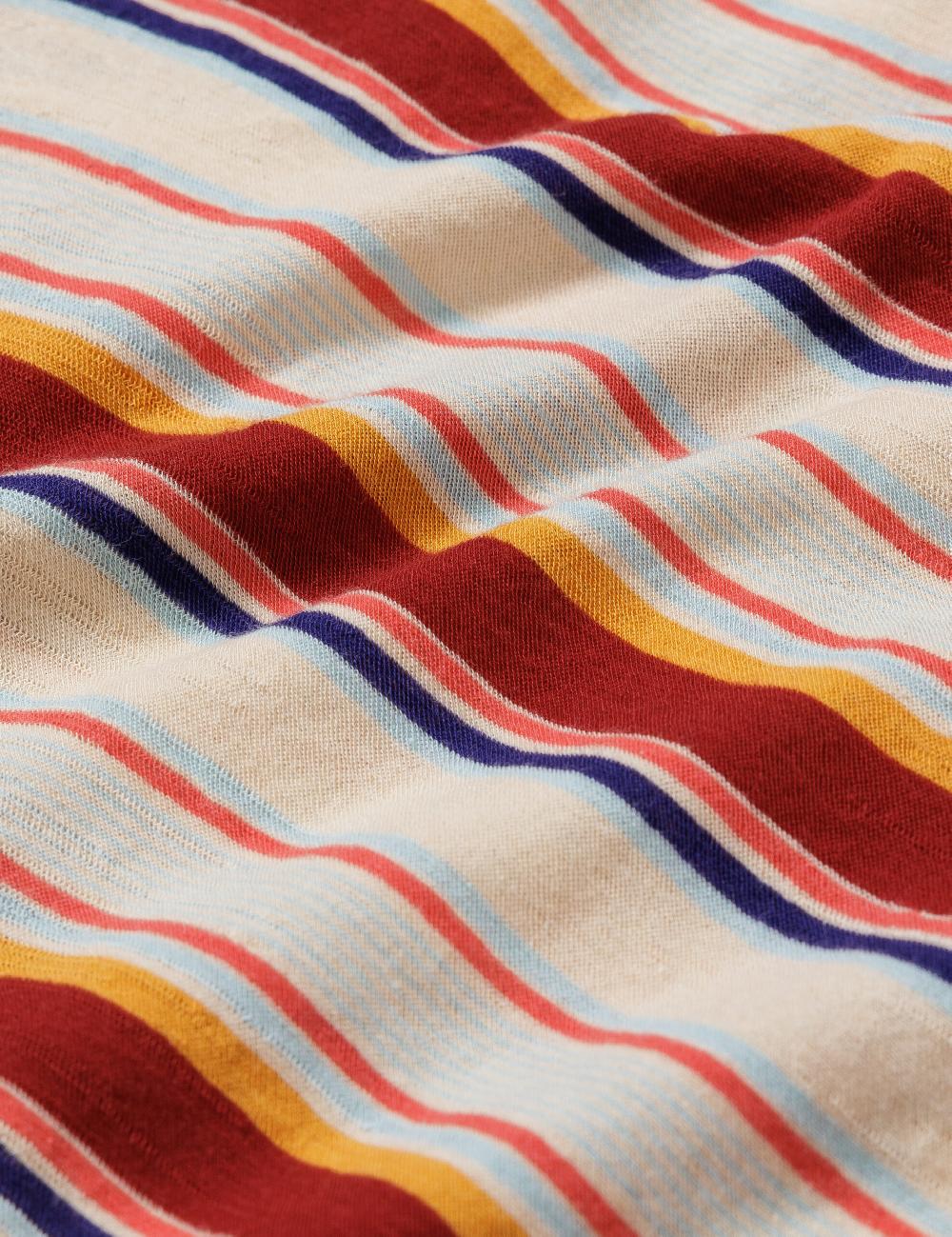 Sasquatchfabrix. H/S T-SHIRT “PSYCHEDELIC BORDER” 25SS-CST-001