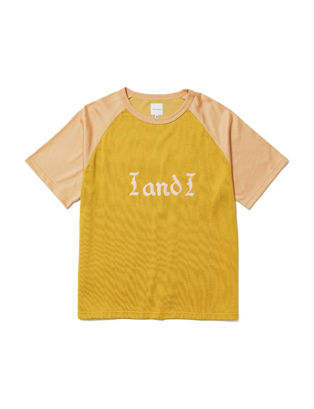 sasquatchfabrix. "I and I" 2TONE H/S T-SHIRT 24SS-CST-008