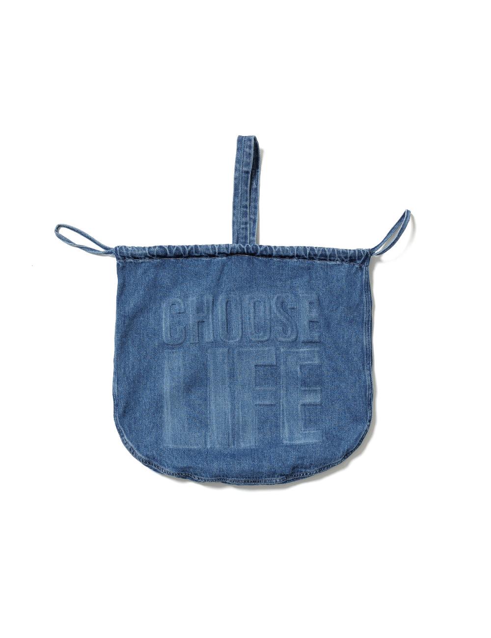sasquatchfabrix. "KATHARINE HAMNETT" DENIM HELMET BAG 24SS-GOA-005