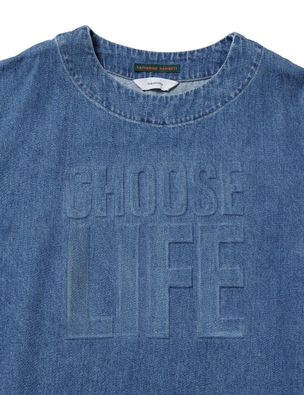 Sasquatchfabrix. "KATHARINE HAMNETT" DENIM SMOCK 24SS-CST-009