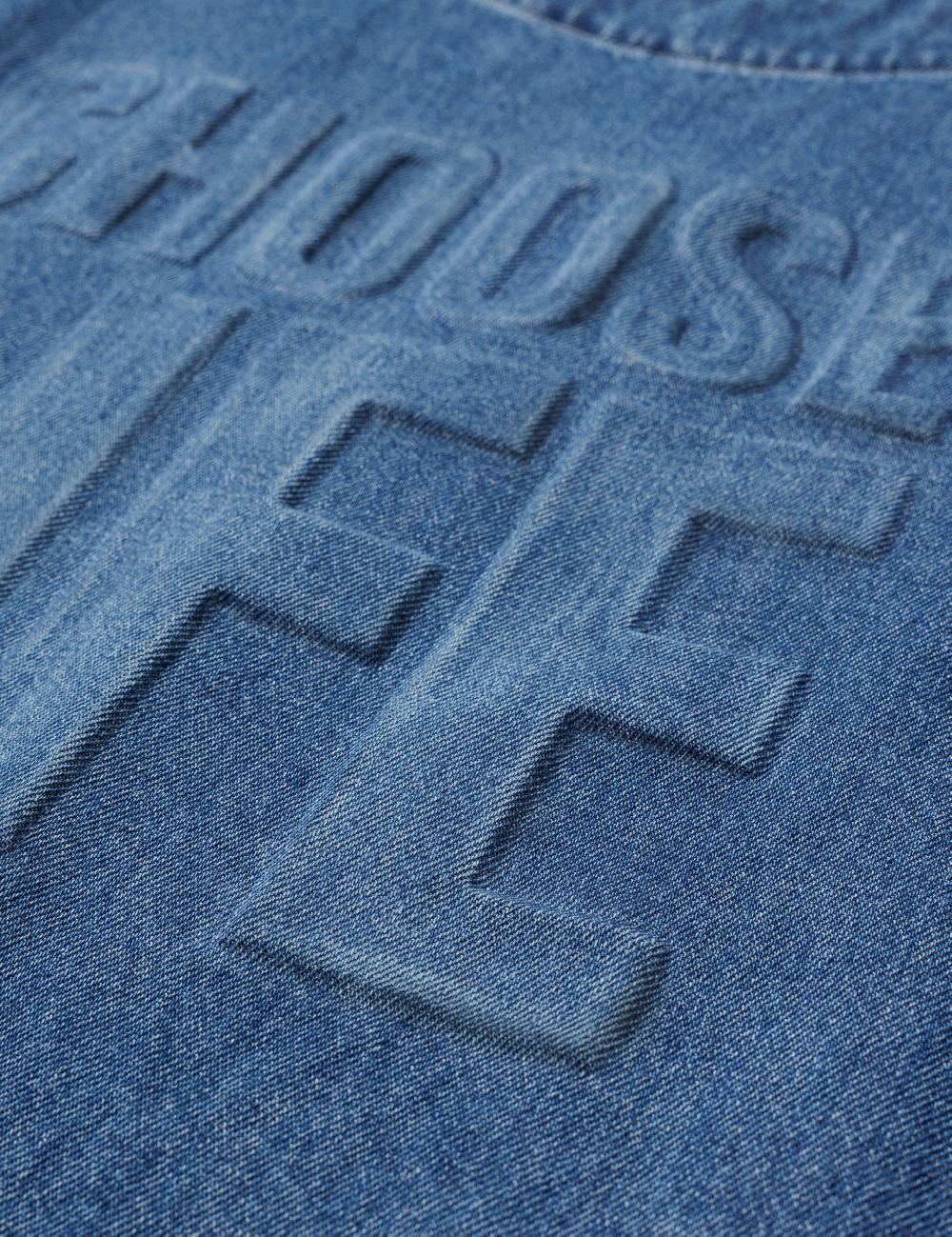 Sasquatchfabrix. "KATHARINE HAMNETT" DENIM SMOCK 24SS-CST-009