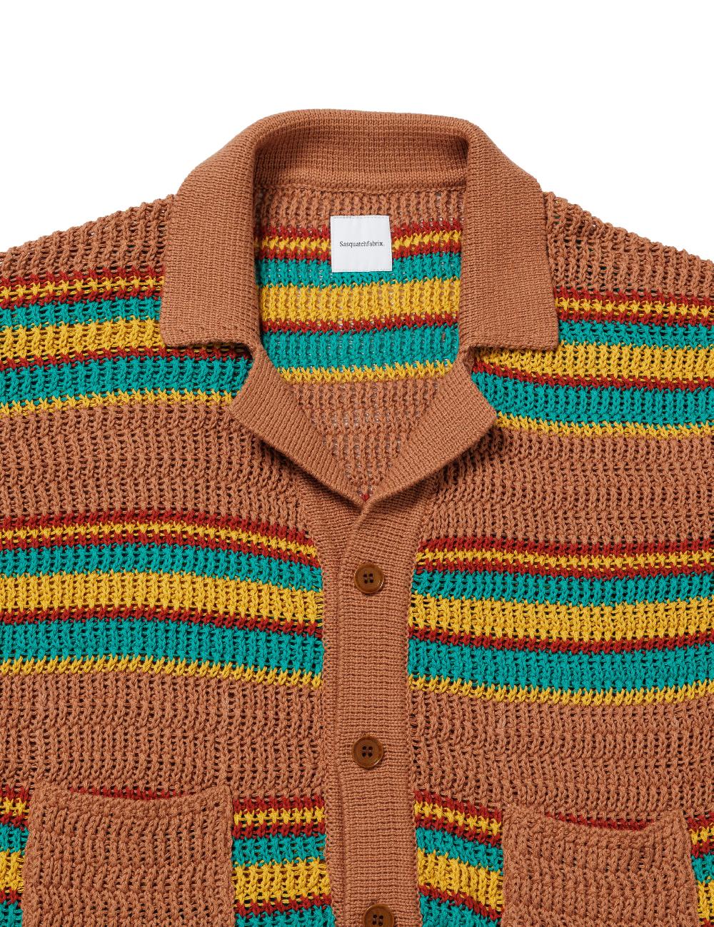Sasquatchfabrix. KNIT CARDIGAN “MEX BORDER” 25SS-KNN-002