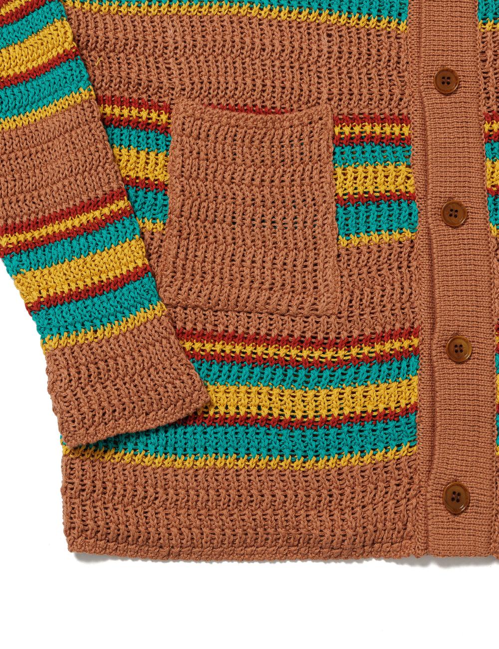 Sasquatchfabrix. KNIT CARDIGAN “MEX BORDER” 25SS-KNN-002