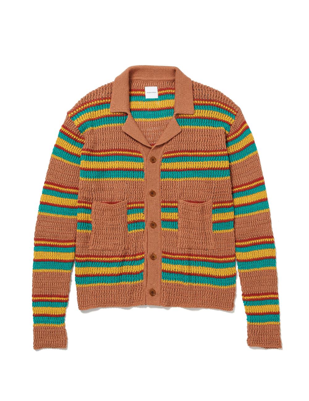 sasquatchfabrix. KNIT CARDIGAN “MEX BORDER” 25SS-KNN-002