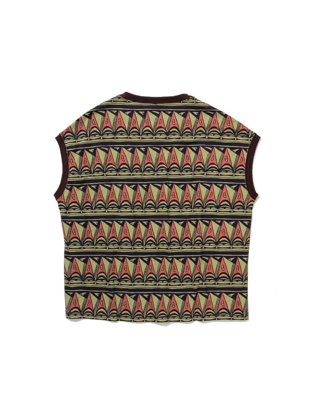 Sasquatchfabrix. POCKET NOSLEEVE “PRIMITIVE BORDER” 25SS-CS0-001