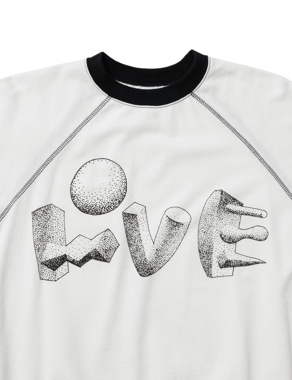 Sasquatchfabrix. POLYHEDRON “LOVE” H/S SWEATSHIRT 24SS-CST-005