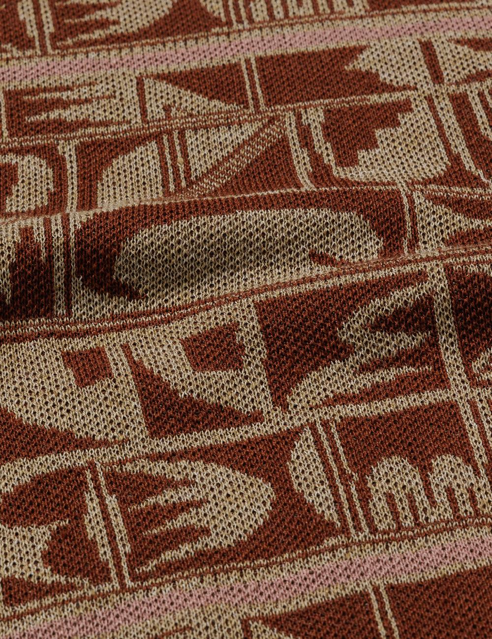 Sasquatchfabrix. KNIT VEST “MOLAS” 25SS-KNN-003