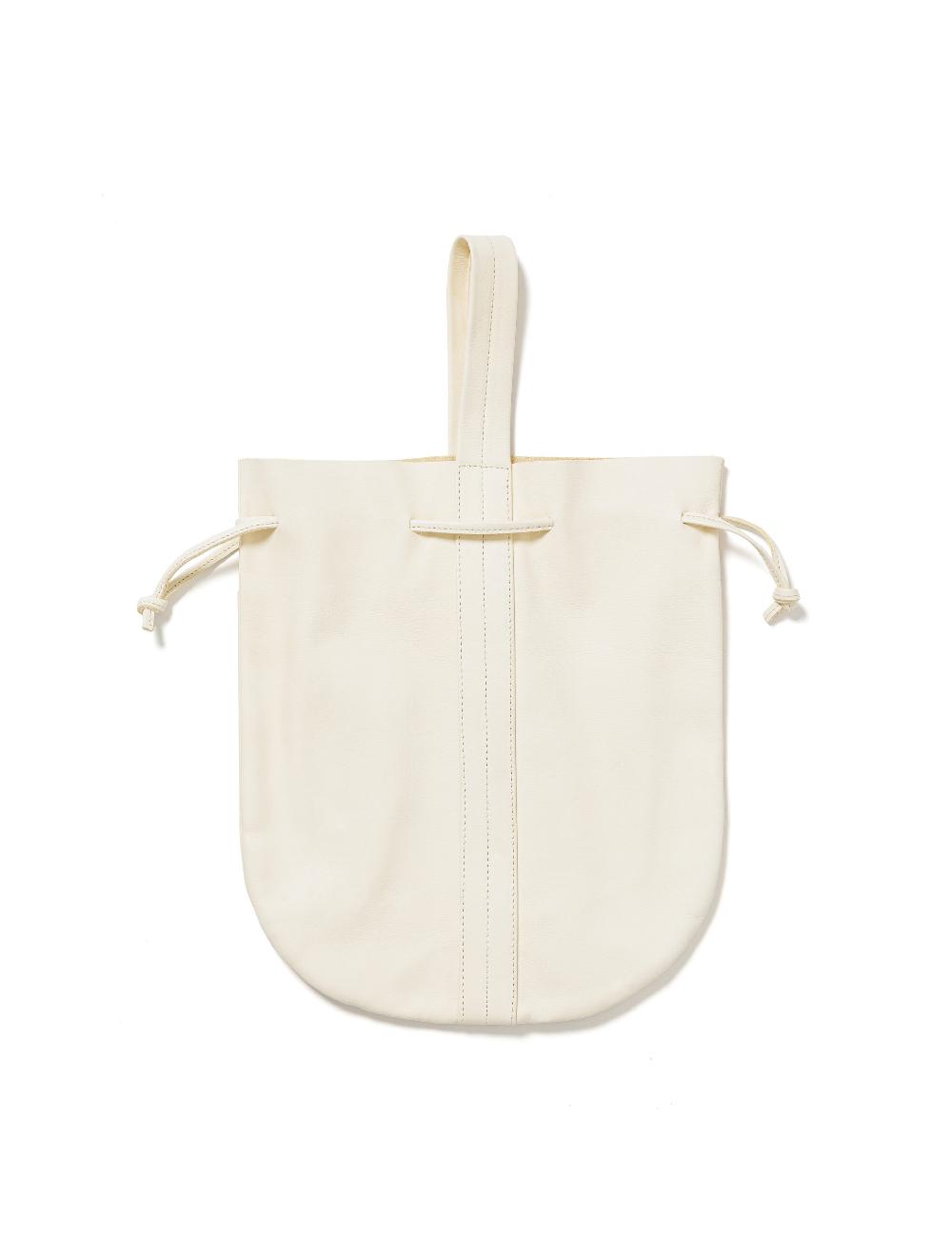 Sasquatchfabrix. LEATHER HELMET BAG 25SS-GOA-003