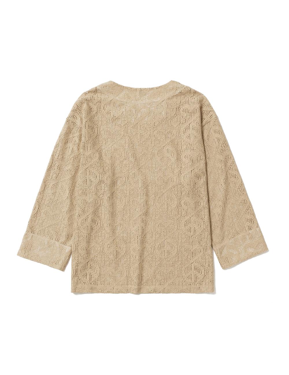 Sasquatchfabrix. “LOVE & PEACE” LACE SMOCK 24SS-CSL-004