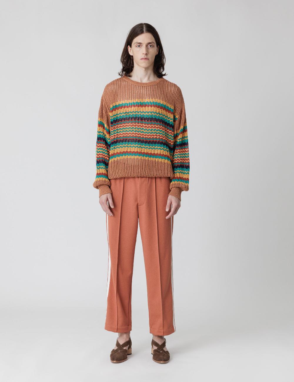 Sasquatchfabrix. MESH KNIT “MEX BORDER” 25SS-KNN-001