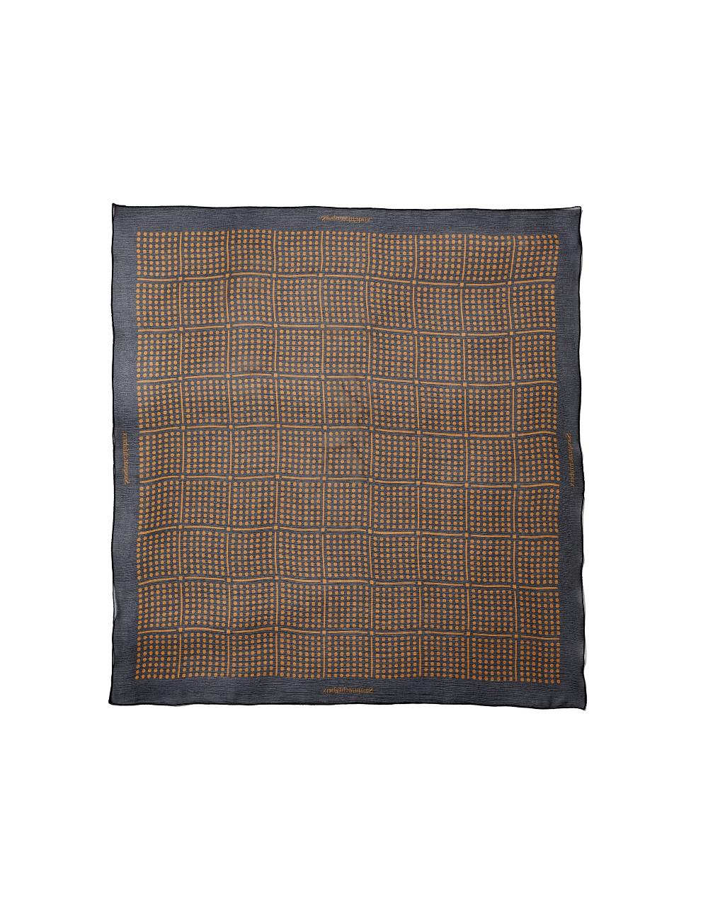 sasquatchfabrix. “PEACEFUL” SILK SCARF 24SS-GOA-002