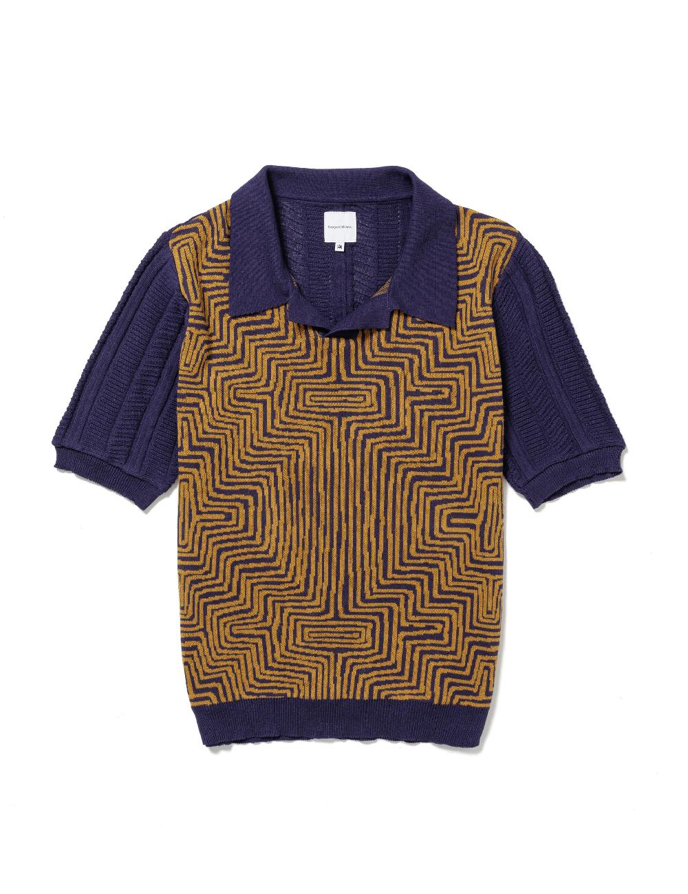 sasquatchfabrix. POLO KNIT ”MOLAS" 25SS-KNN-004