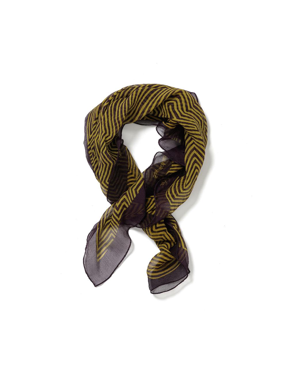 Sasquatchfabrix. SILK SCARF “MOLAS” 25SS-GOA-002