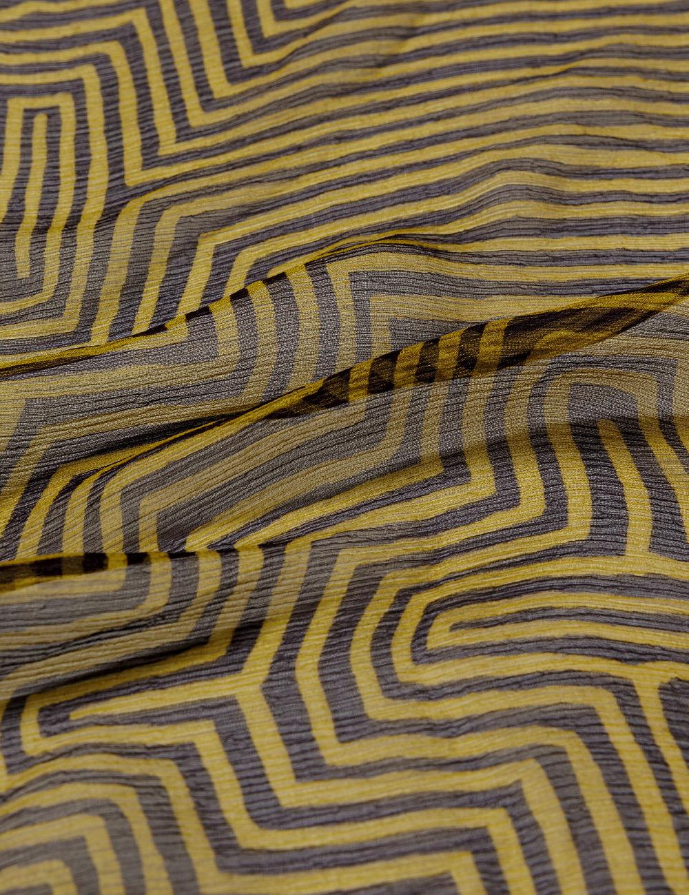 Sasquatchfabrix. SILK SCARF “MOLAS” 25SS-GOA-002