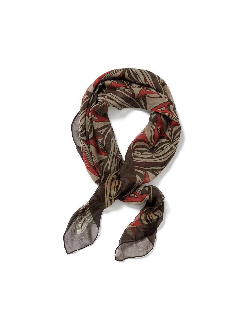 Sasquatchfabrix. SILK SCARF “PUEBLO” 25SS-GOA-005