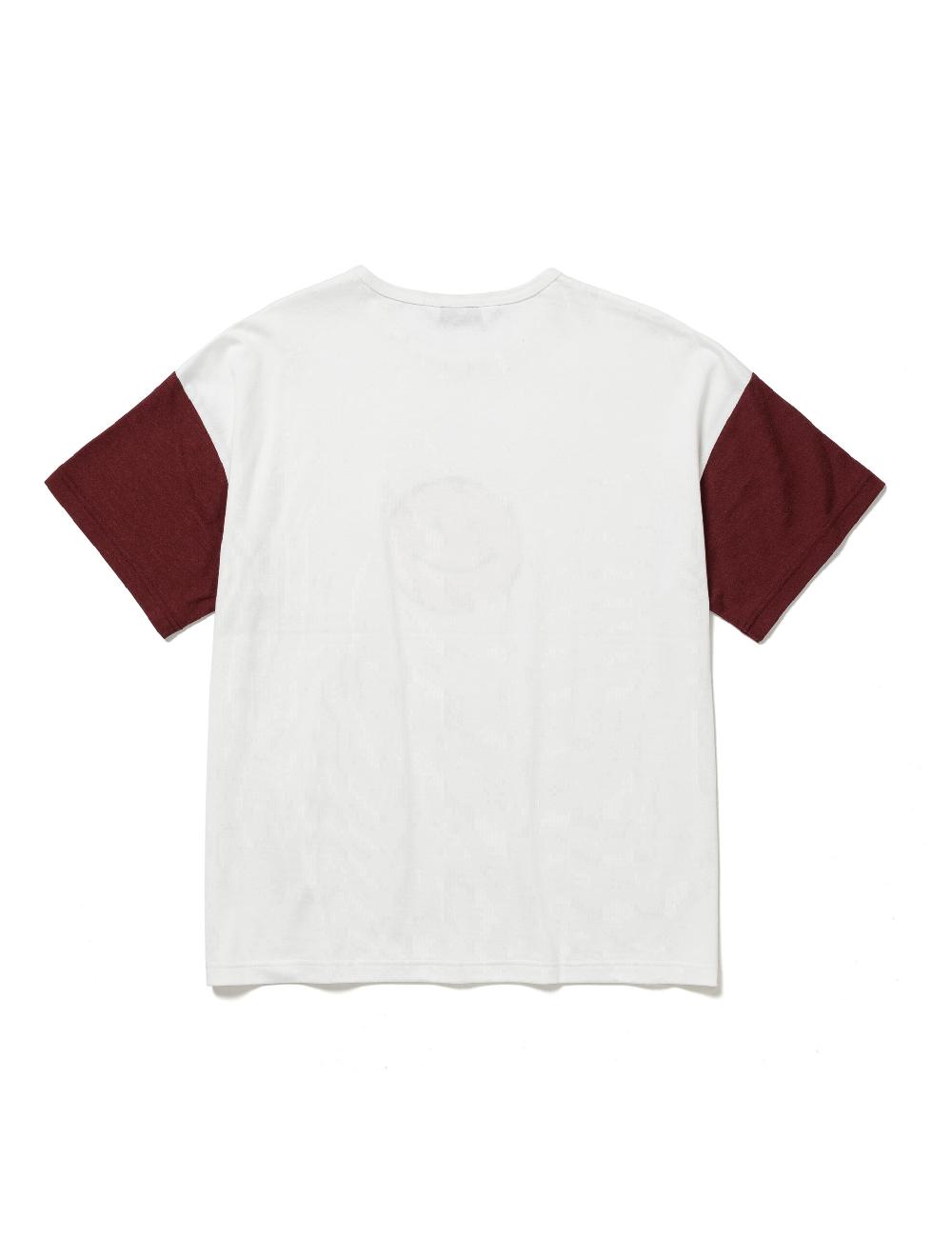 Sasquatchfabrix. SMILE 2TONE T-SHIRT 25SS-CST-008