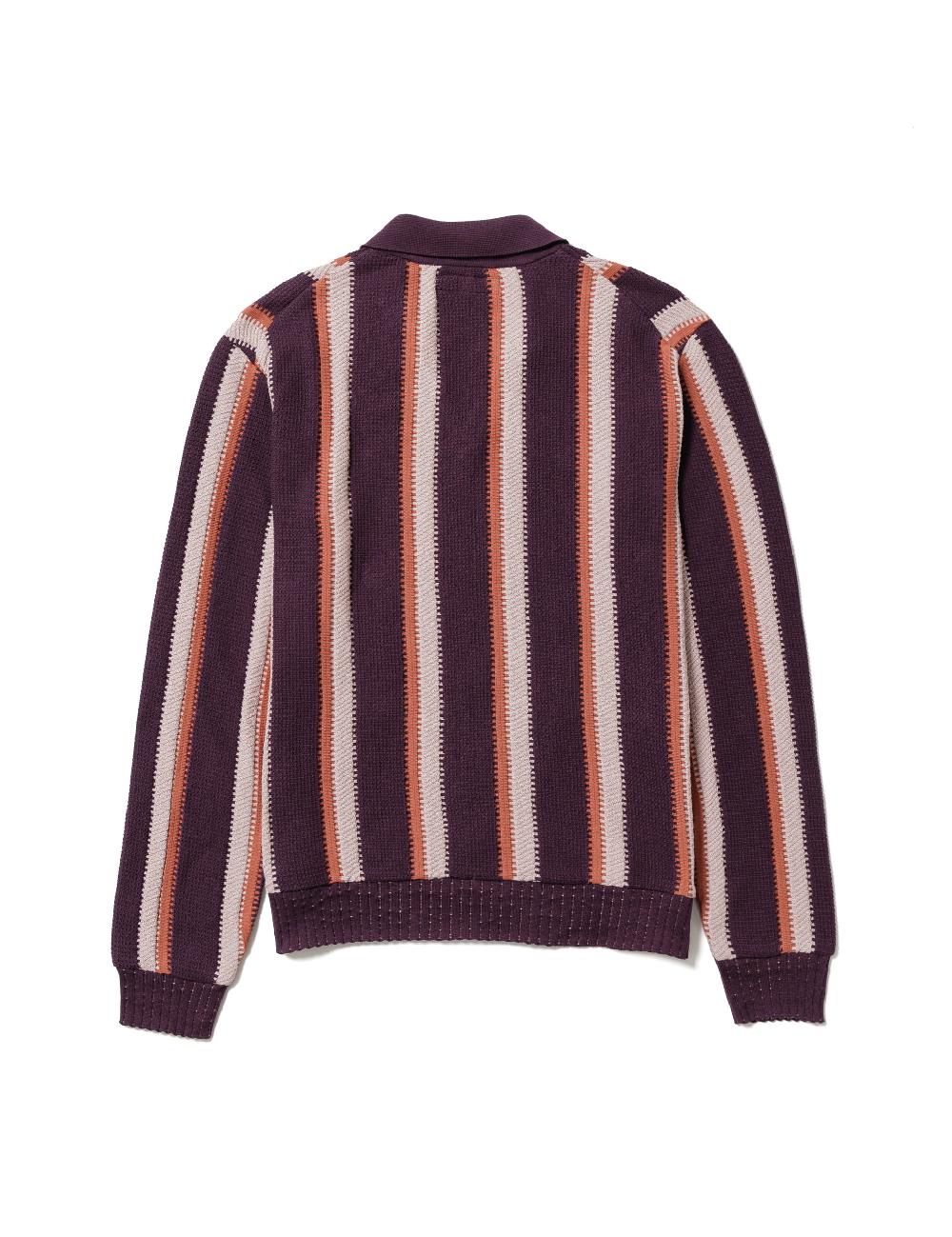 Sasquatchfabrix. STRIPE KNIT CARDIGAN 24SS-KNN-001