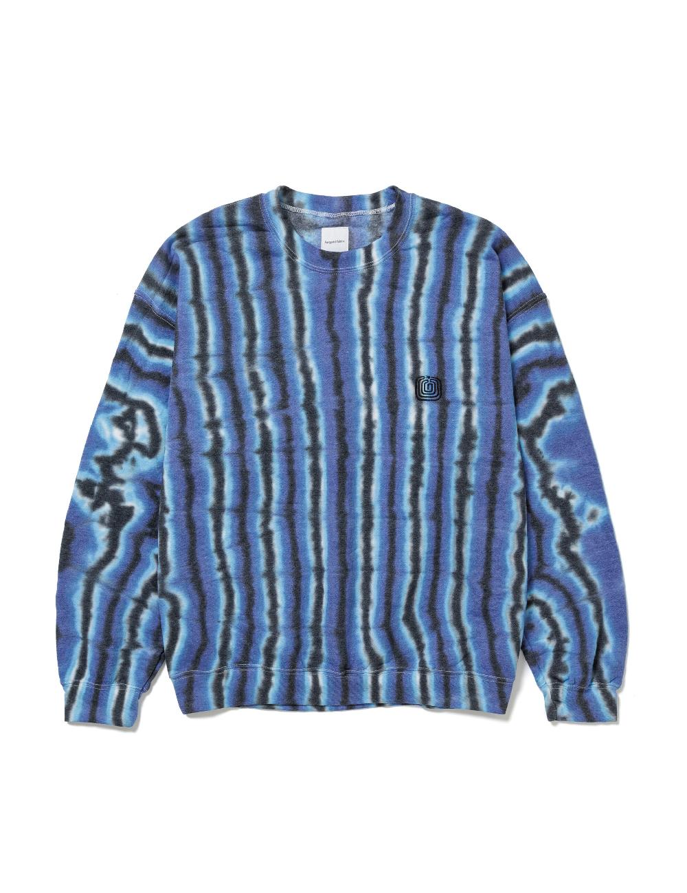 sasquatchfabrix. SWEAT SHIRT "MEX STRIPE DYE" 25SS-CSS-003
