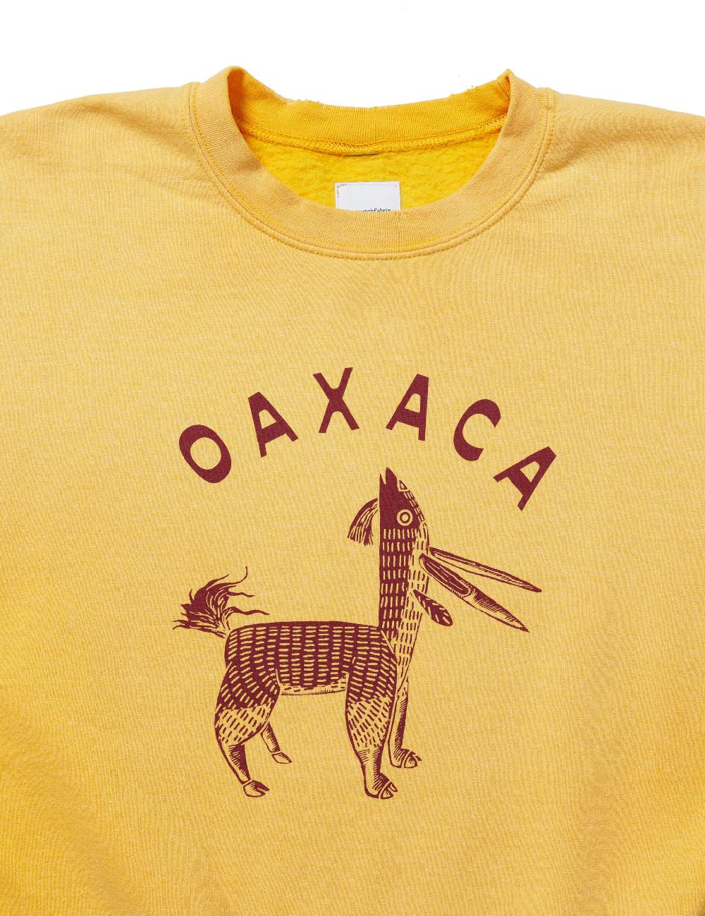 Sasquatchfabrix. SWEATSHIRT “OAXACA GOAT” 25SS-CSS-006