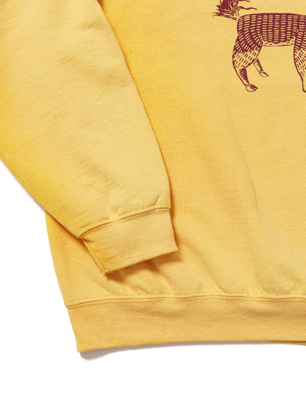 Sasquatchfabrix. SWEATSHIRT “OAXACA GOAT” 25SS-CSS-006
