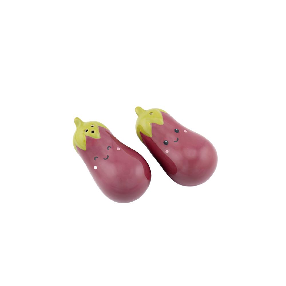 sass & bell Aubergine Salt & Pepper Shakers