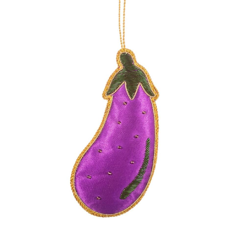 sass & bell Aubergine Zari Decoration