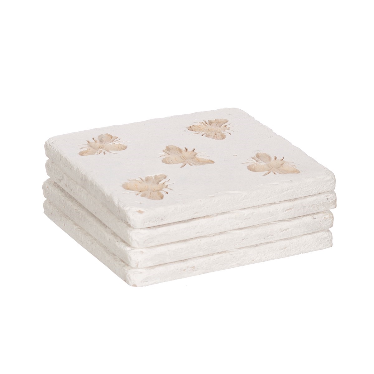 sass & bell Bee Imprint Coasters - Set of 4