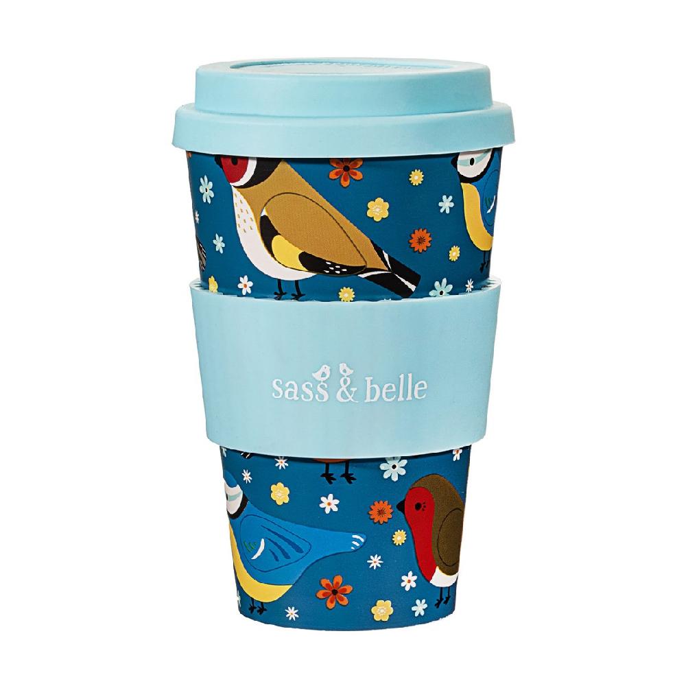 sass & bell Birds Travel Coffee Cup