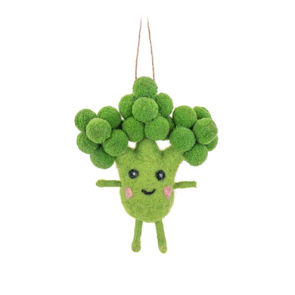 sass & bell Broccoli Felt Decoration