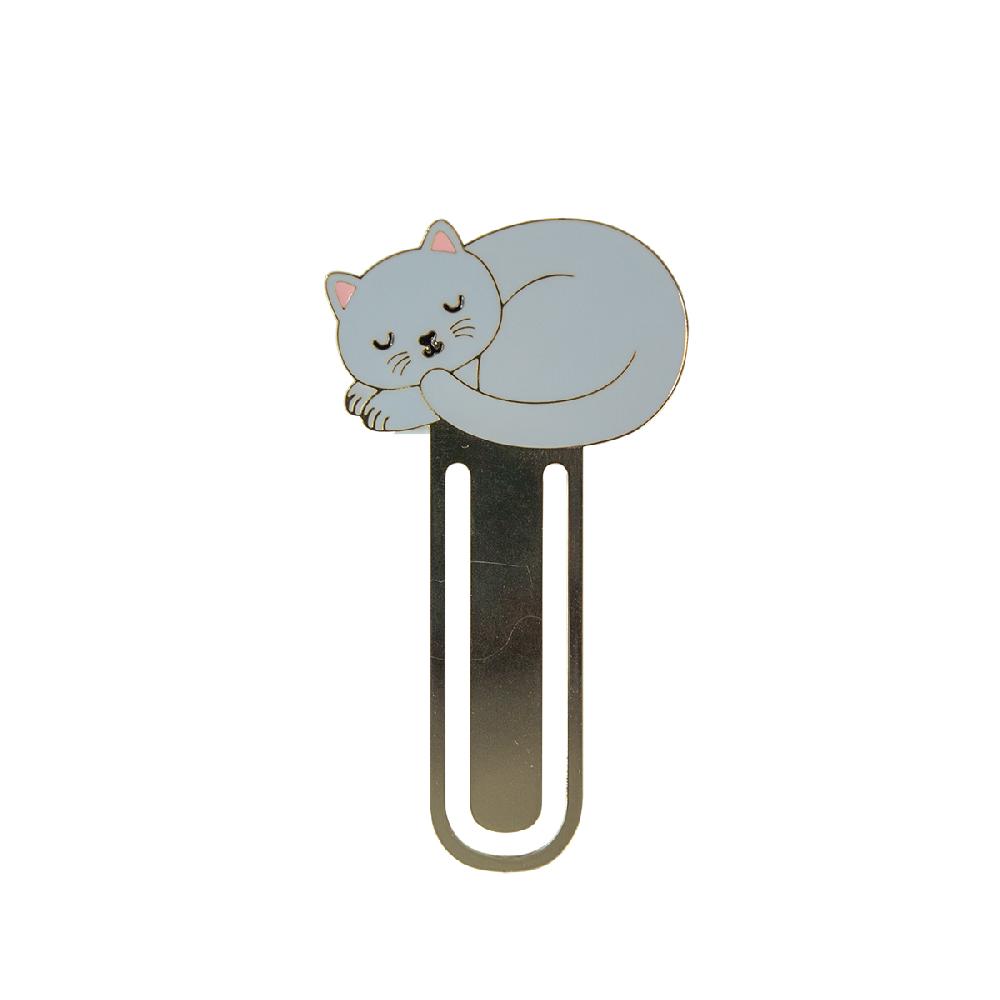 sass & bell Cat Metal Bookmark