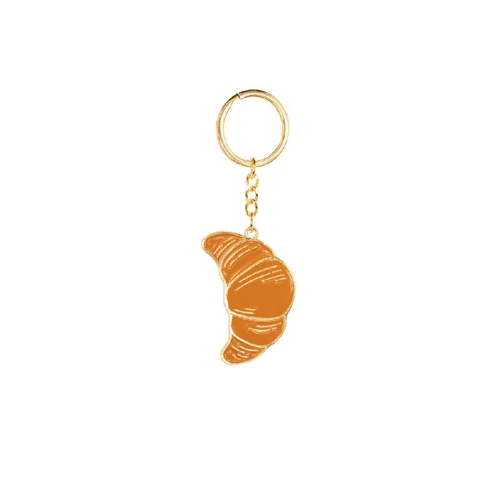 sass & bell Croissant Enamel Keyring