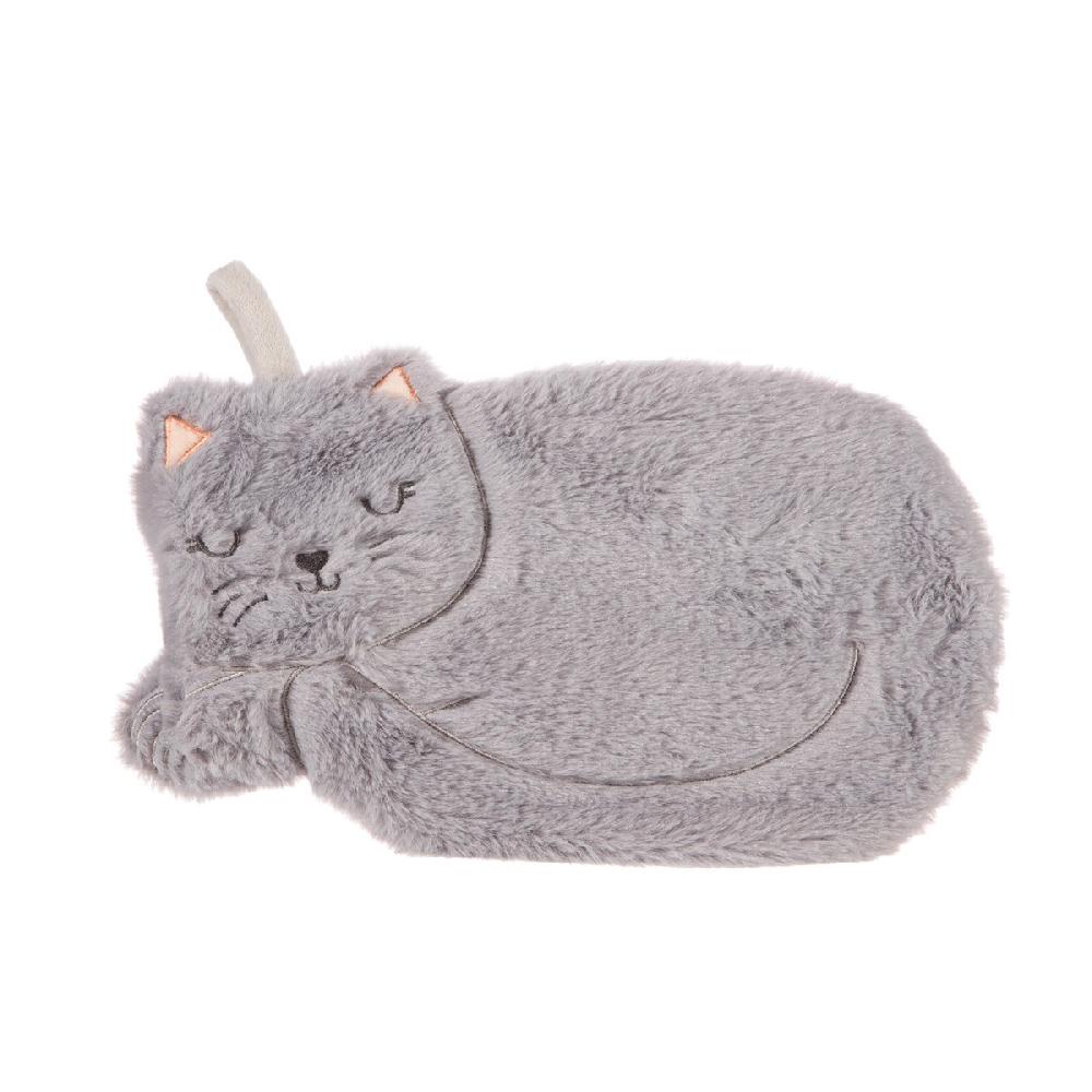 sass & bell Grey Cat Hot Water Bottle