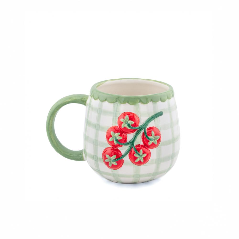 sass & bell Handpainted Tomato Mug