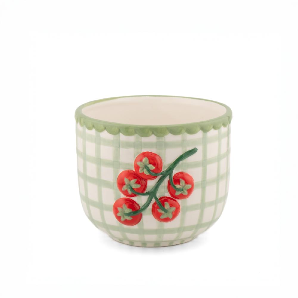 sass & bell Handpainted Tomato Planter