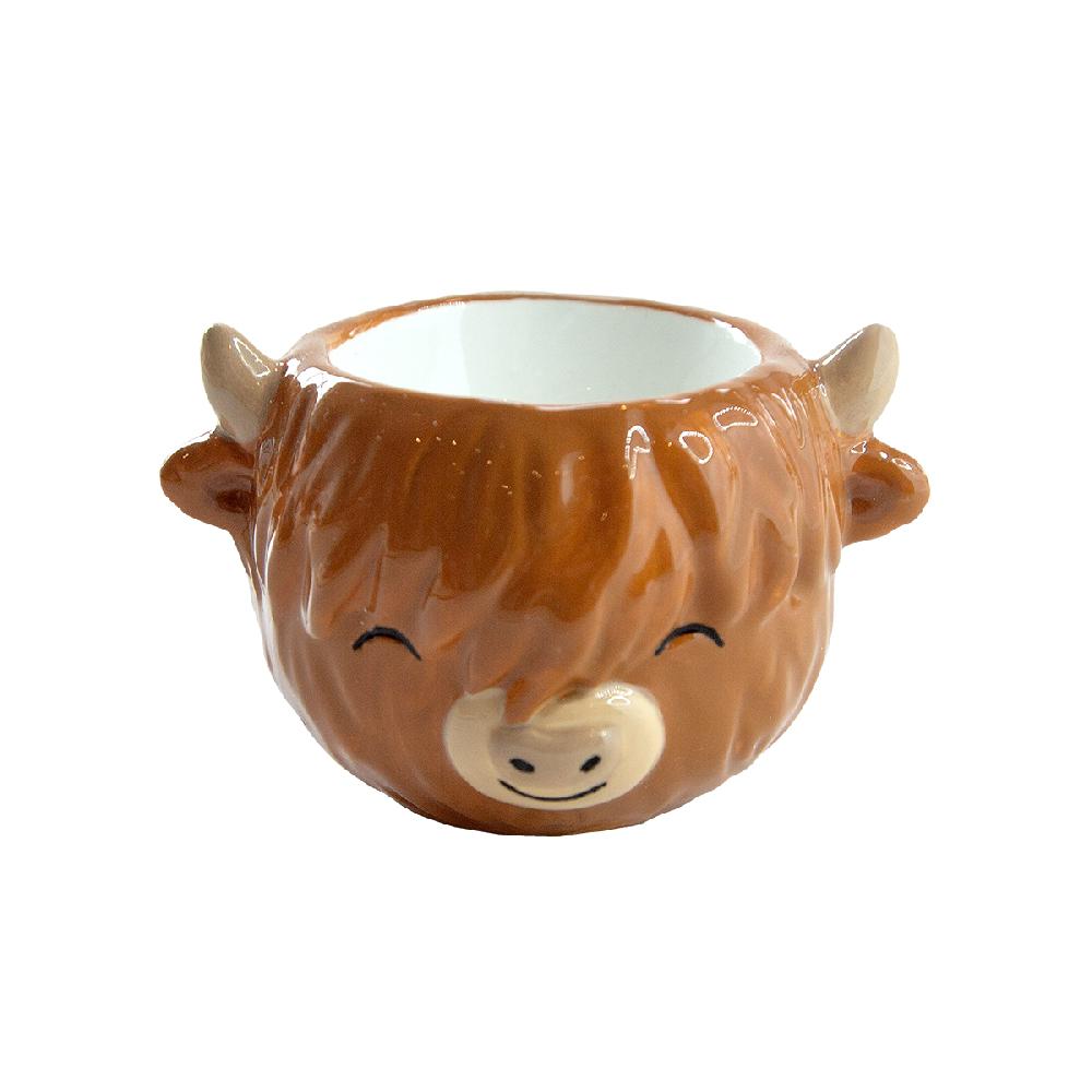 sass & bell Highland Cow Egg Cup