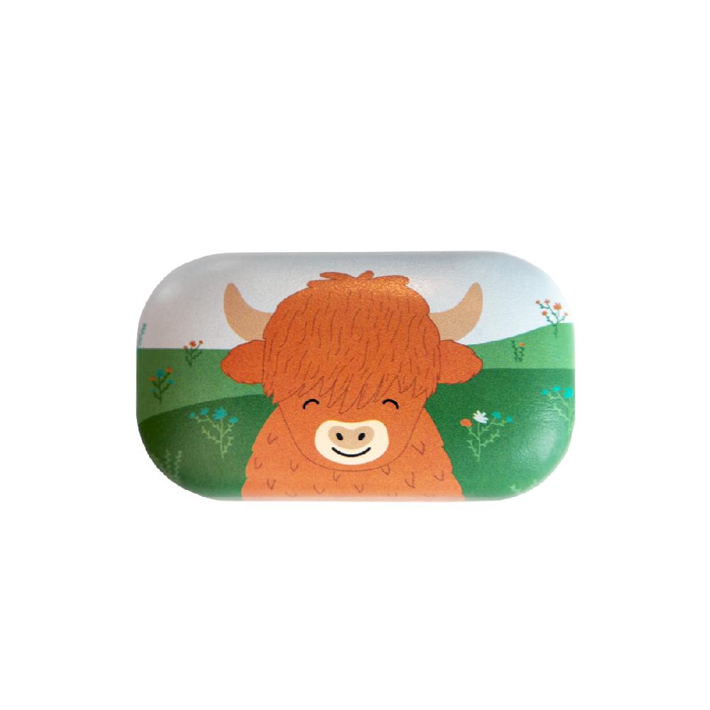 sass & bell Highland Cow Mini Travel Case