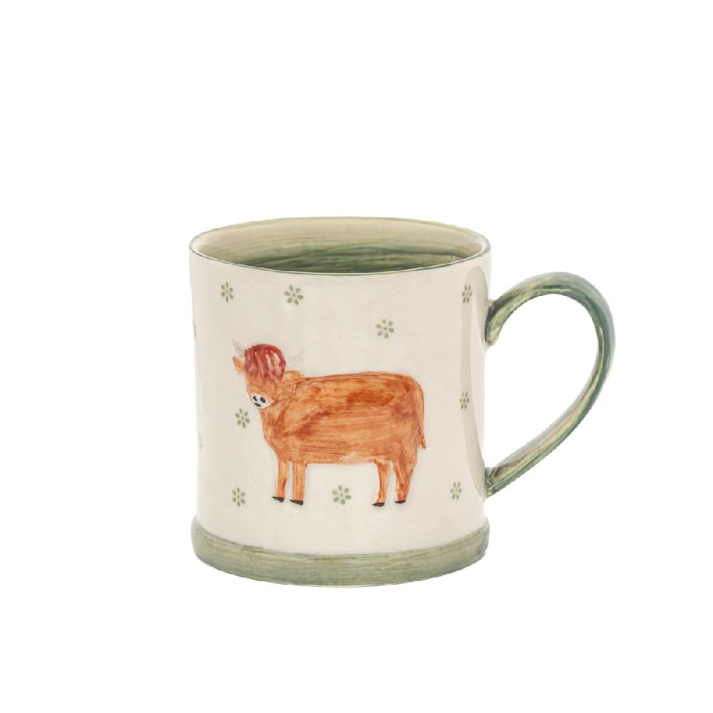 sass & bell Highland Cow Motif Mug