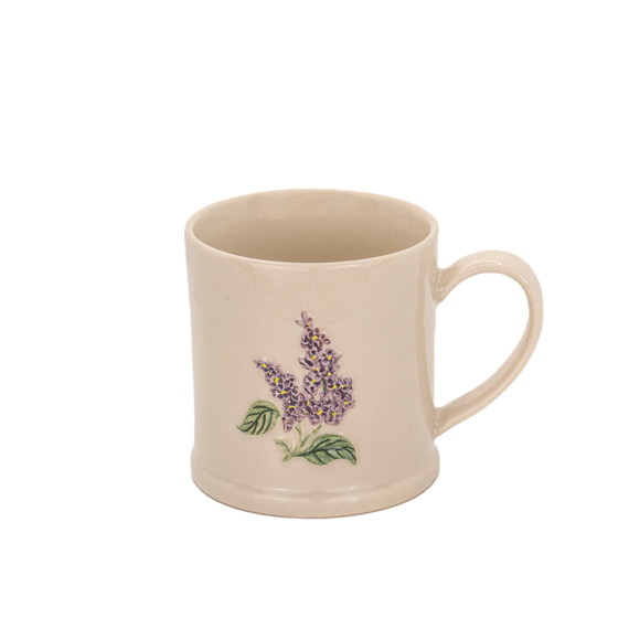 sass & bell Lilac Flower Embossed Mug