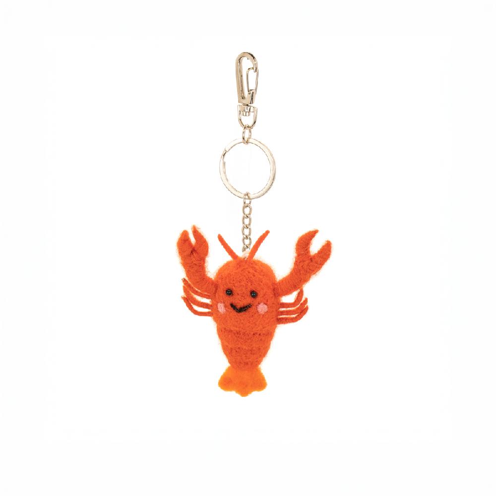 sass & bell Lobster Felt Keyring