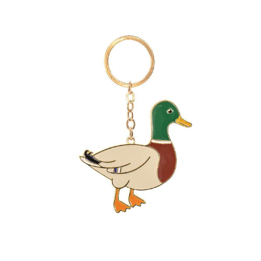 sass & bell Mallard Duck Enamel Keyring