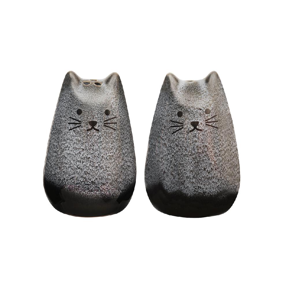 sass & bell Mojave Cat Salt & Pepper Shakers