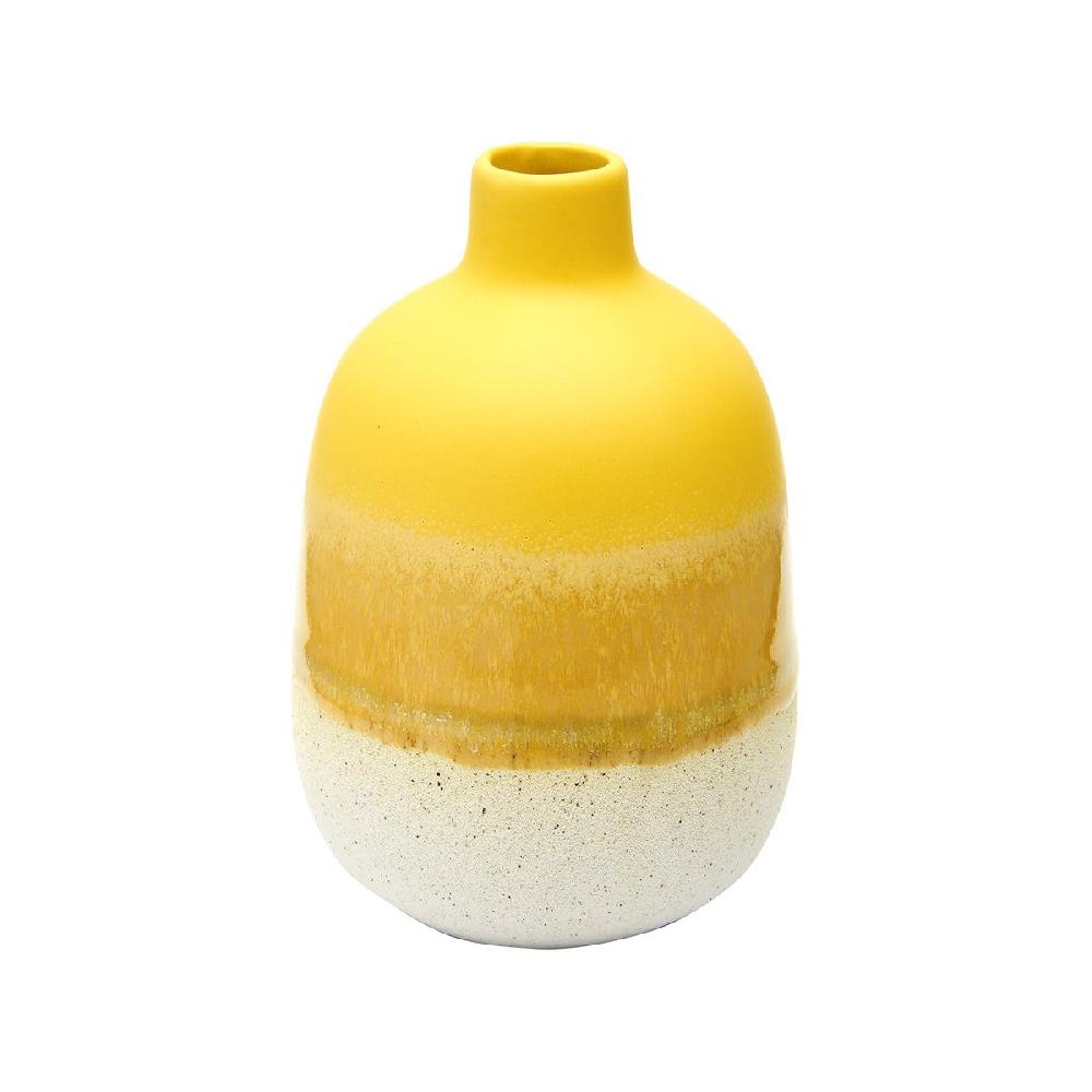 sass & bell Mojave Yellow Vase
