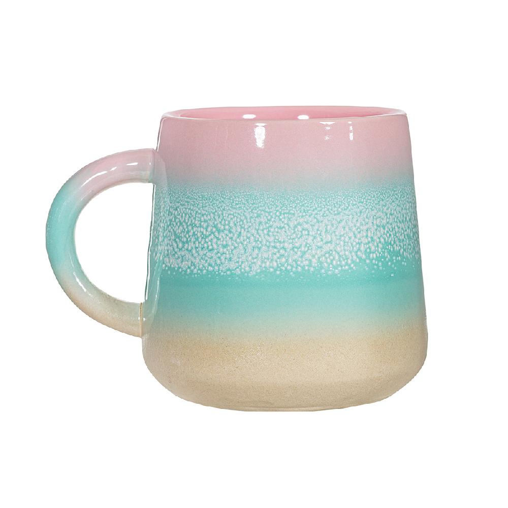 sass & bell Pastel Ombre Mug Pink & Green