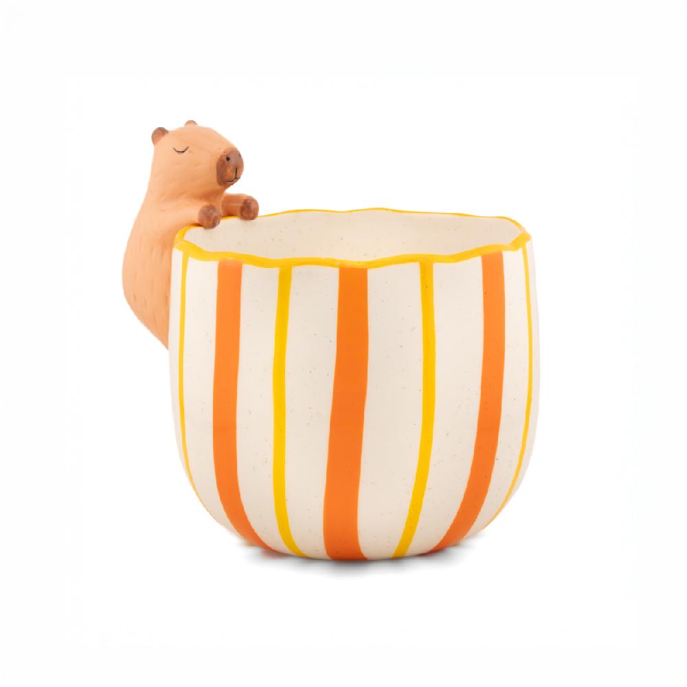 sass & bell Peeking Capybara Planter