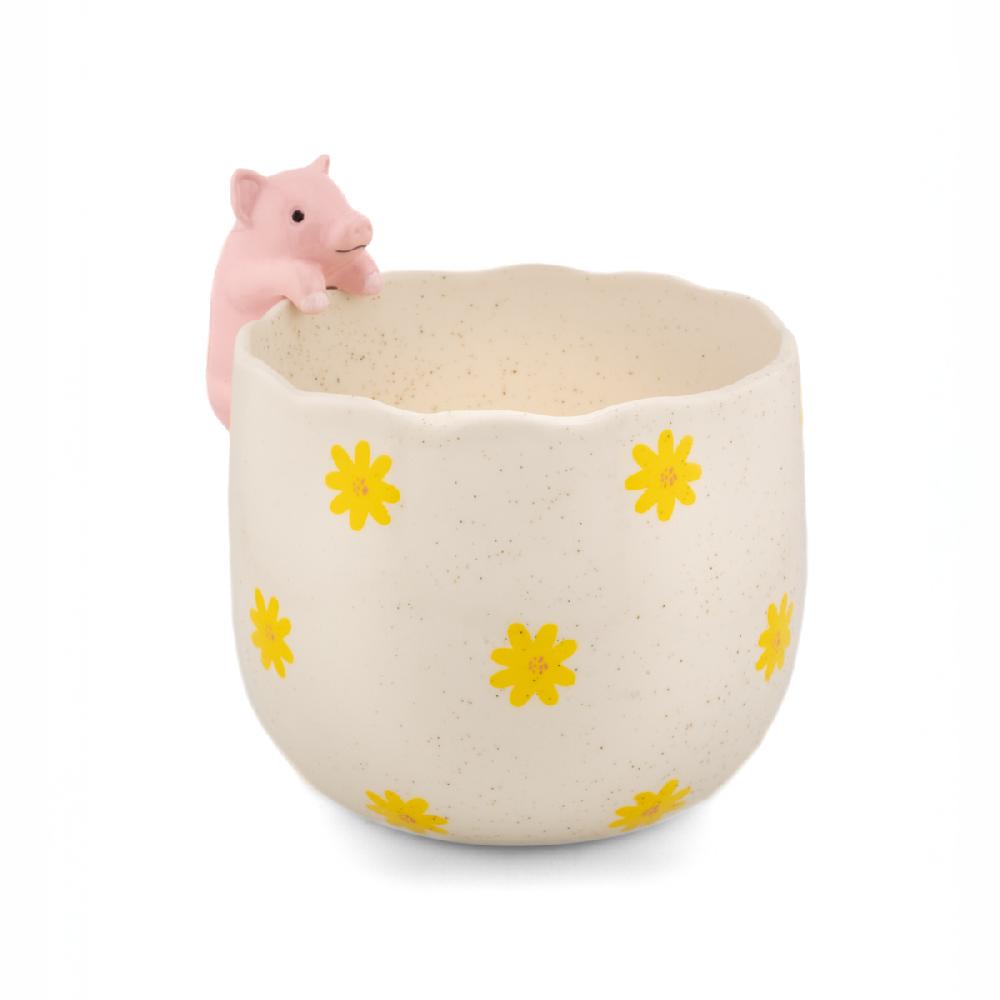 sass & bell Peeking Pig Planter