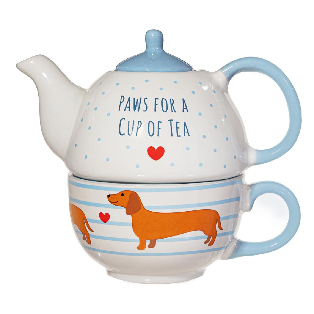 sass & bell Sausage Dog Tea for One