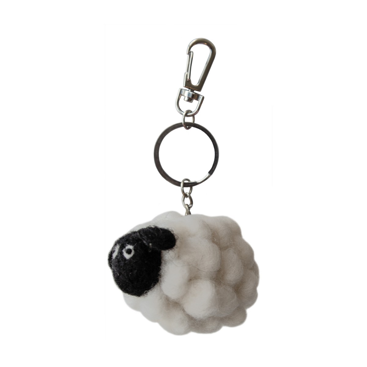 sass & bell Sheep Felt Keyring